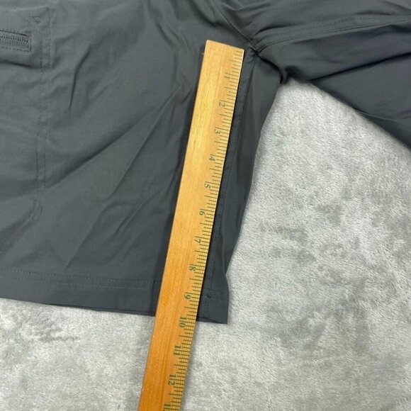 Eddie Bauer Mens Rainier Tech Shorts Size 38 Black Nylon/Spandex 6762 - Picture 7 of 8